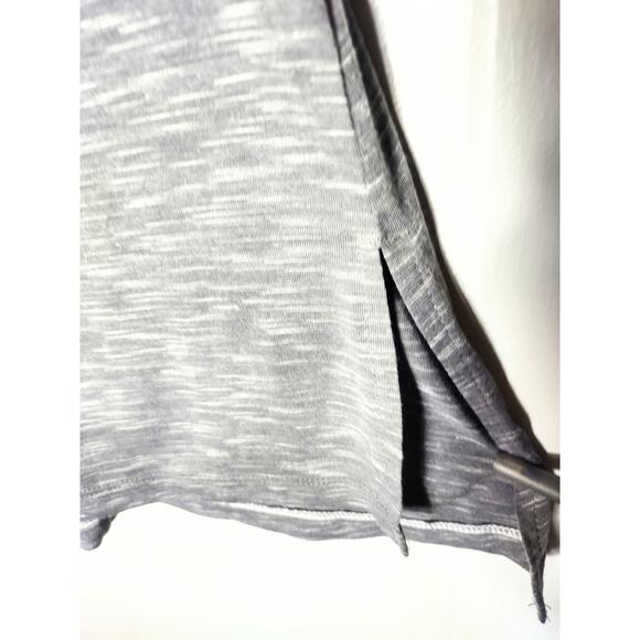 MTA Sports Gray Women Tank Tops Sleeveless with Side Bottom Slit - Picture 4 of 4